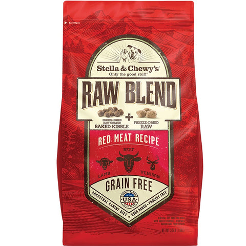 Stella & Chewy's Red Meat Raw Blend Kibble for Dogs 3.5lb
