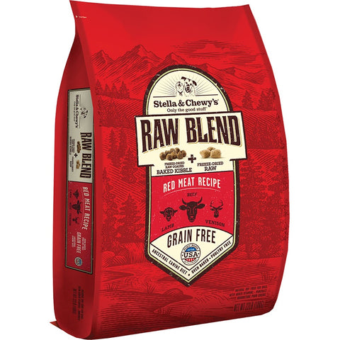 Stella & Chewy's Red Meat Raw Blend Kibble for Dogs 22lb