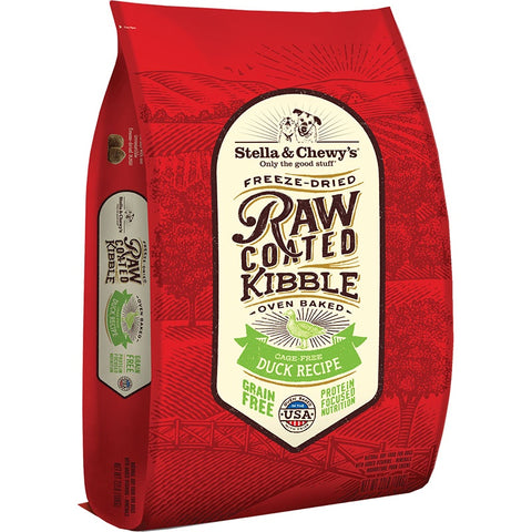 Stella & Chewy's Raw Coated Kibble Duck Dog Food 22lb