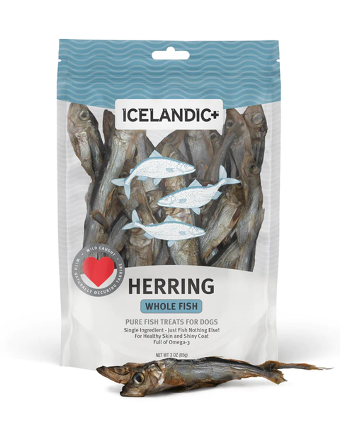 Icelandic+ Herring Whole Fish Dog Treats 3oz