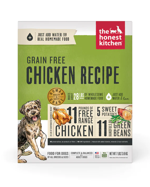 The Honest Kitchen Dehydrated Grain-Free Chicken Dog Food 10lb