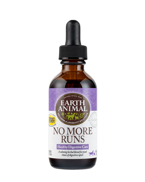Earth Animal Herbal Remedies No More Runs for Dogs & Cats 2oz