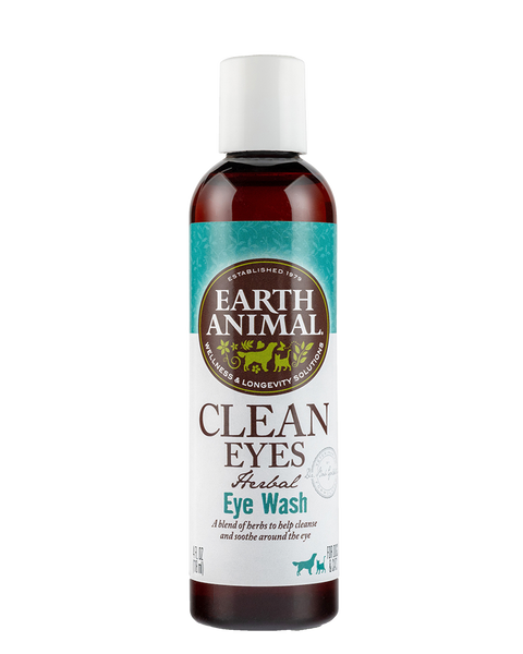 Earth Animal Herbal Remedies Clean Eyes Eye Wash for Dogs & Cats 4oz