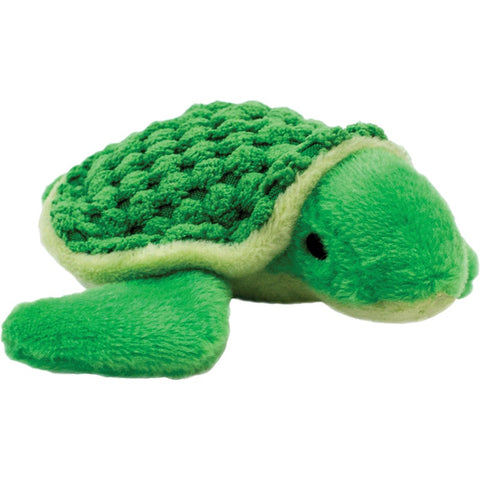 Tall Tails Baby Turtle with Squeaker Dog Toy 4"