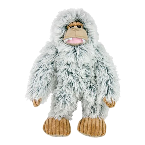 Tall Tails Plush Yeti with Squeaker Dog Toy 14"