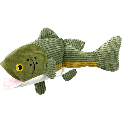 Tall Tails Green Bass Animated Dog Toy