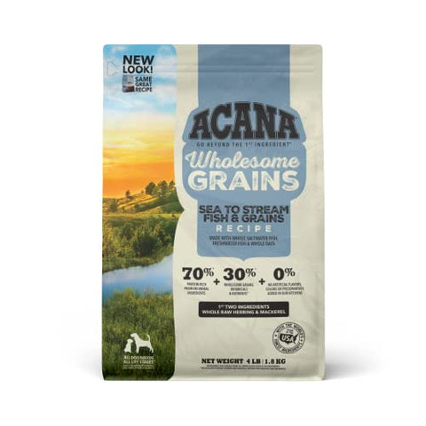 Acana Wholesome Grains Sea to Stream Dry Dog Food 22.5lb