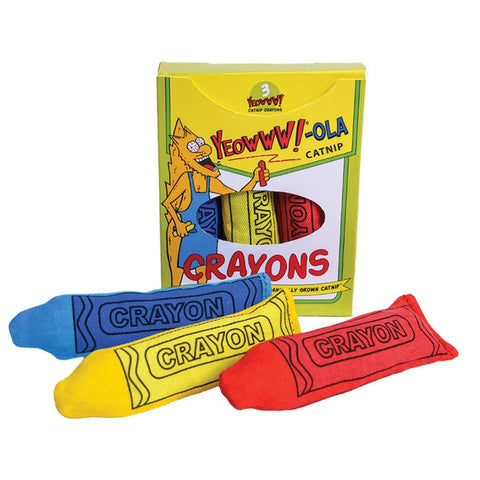 Yeowww! Catnip Crayons 3-Pack Cat Toys