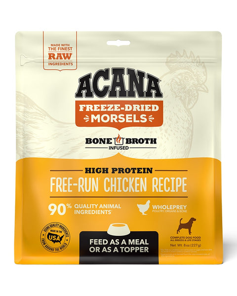 Acana Freeze-Dried Dog Food - Free-Run Chicken Morsels 8oz