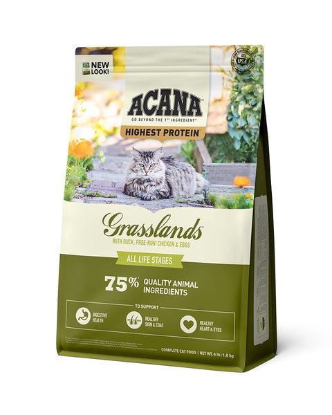 Acana Highest Protein - Grasslands Dry Cat Food 4lb