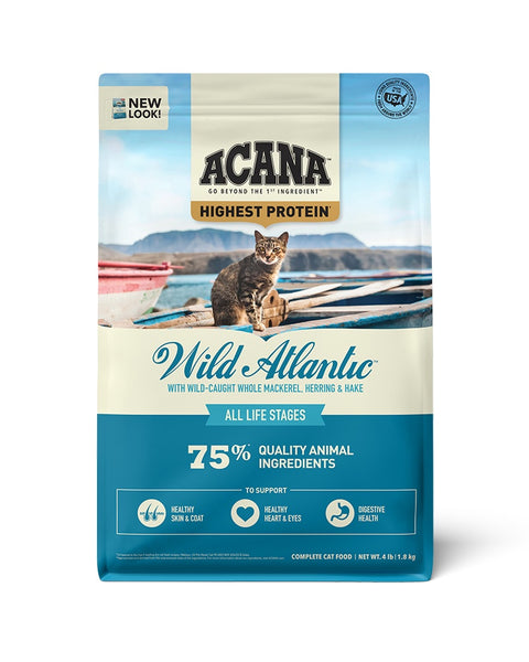 Acana Highest Protein - Wild Atlantic Dry Cat Food 4lb