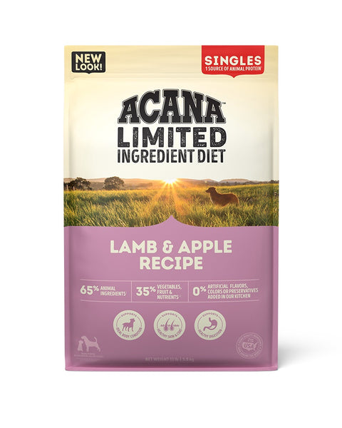 Acana Singles - Lamb & Apple Dry Dog Food 13lb