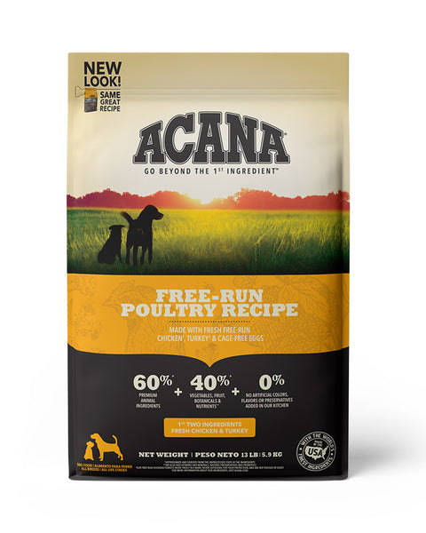 Acana Heritage Free Run Poultry Dry Dog Food 13lb