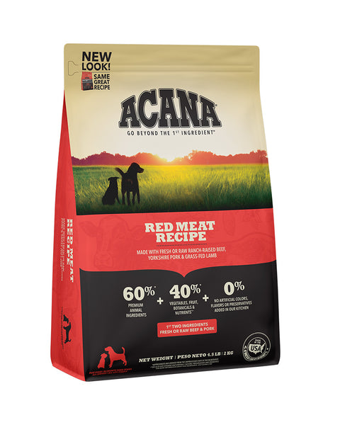 Acana Heritage Red Meat Dry Dog Food 4.5lb