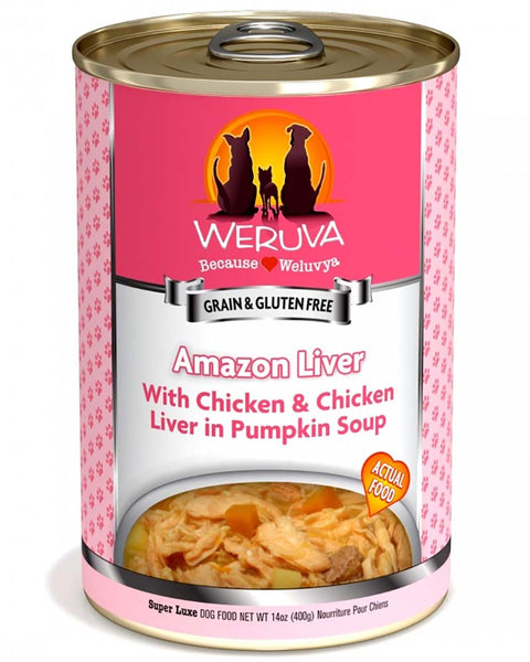 Weruva Amazon Liver Wet Dog Food 14oz