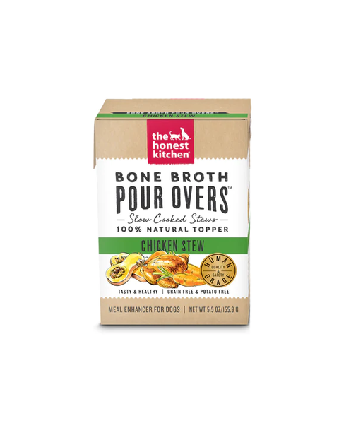 The Honest Kitchen Bone Broth Pour Over - Chicken Stew for Dogs 5.5oz