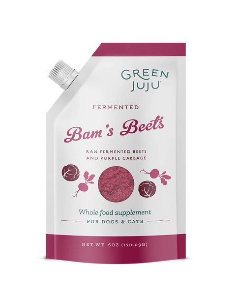 Green Juju Bam's Beets Raw Fermented Supplement for Dogs & Cats 6oz