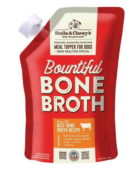 Stella & Chewy's Bountiful Beef Bone Broth for Dogs 16oz