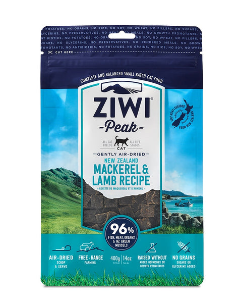 ZIWI® Peak Air-Dried Mackerel & Lamb Cat Food 14oz