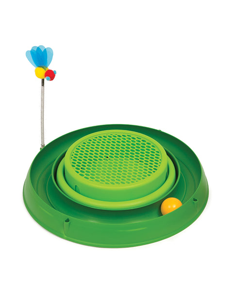 Catit Play 3-in-1 Circuit Ball Toy with Cat Grass