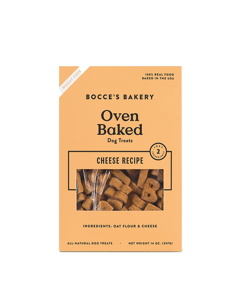 Bocce's Bakery Oven Baked Cheese Biscuits Dog Treats 14oz