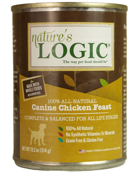 Nature’s Logic Chicken Feast Wet Dog Food 13.2 oz