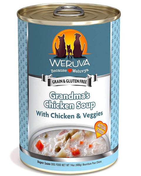 Weruva Grandma's Chicken Soup Wet Dog Food 14oz