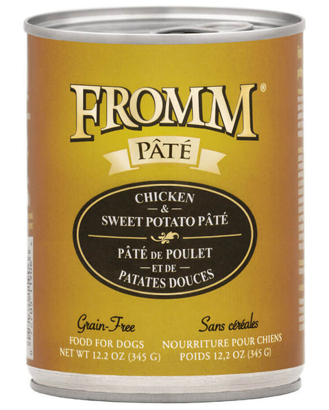 Fromm Chicken & Sweet Potato Pate Wet Dog Food 12 oz