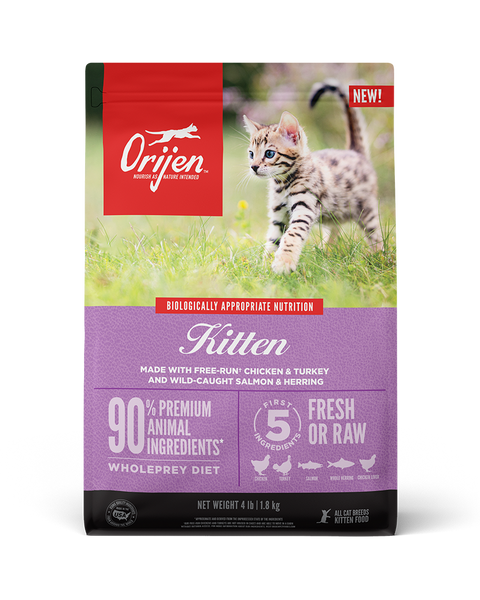 Orijen Kitten Formula Dry Cat Food 4lb