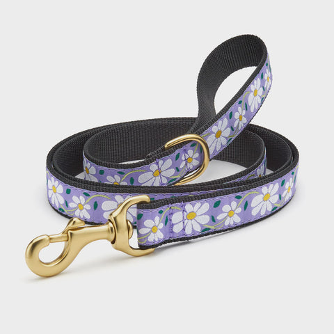 Up Country Purple Daisy Dog Leash 5ft