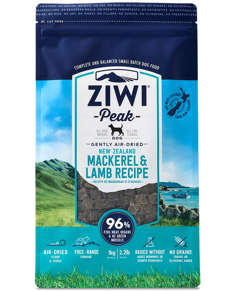 ZIWI® Peak Air-Dried Mackerel & Lamb Dog Food 1lb