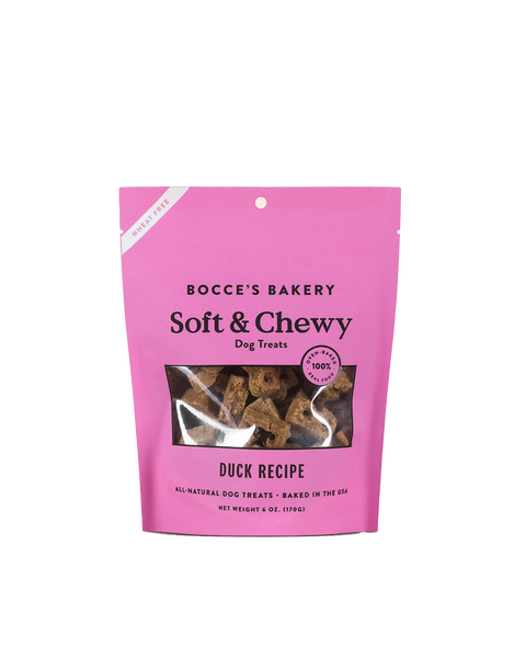 Bocce's Bakery Soft & Chewy Duck Dog Treats 6oz