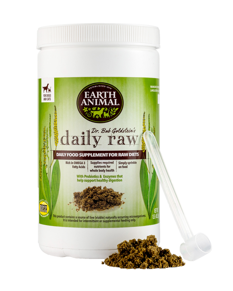 Earth Animal Dr. Bob Goldstein's Daily Raw Nutritional Supplement for Dogs & Cats 16oz