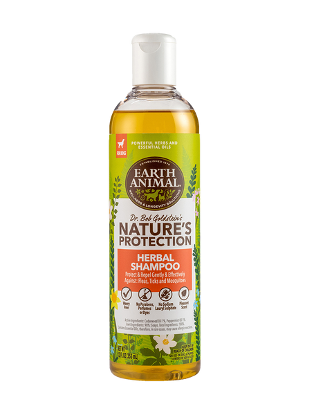 Earth Animal Nature's Protection Flea & Tick Herbal Shampoo 12oz