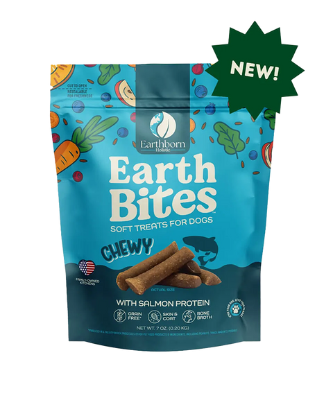 Earthborn Holistic EarthBites Chewy Grain-Free Dog Treats - Salmon 7oz