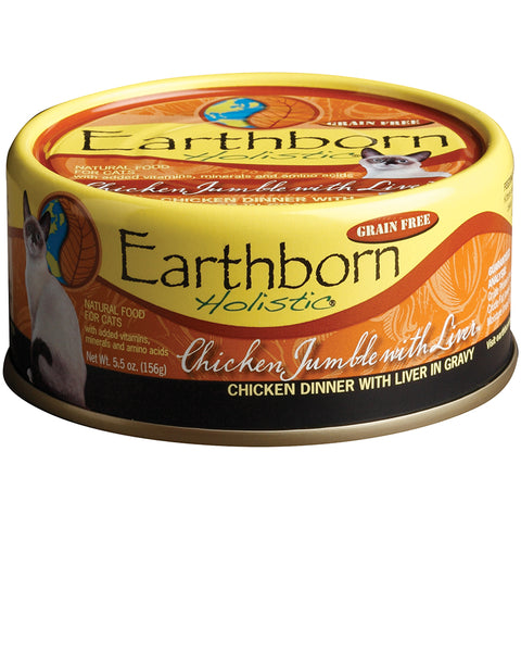 Earthborn Holistic Chicken Jumble with Liver 5.5oz Grain-Free Cat Food