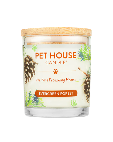 One Fur All Pet House Candle - Evergreen Forest