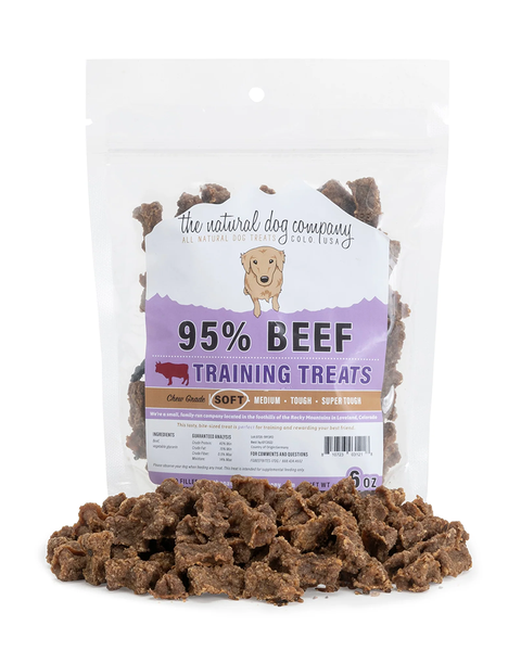 Tuesday's Natural Dog Company 95% Beef Training Bites 6oz