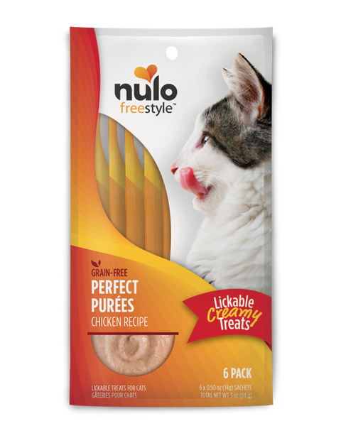 Nulo Freestyle Perfect Puree Chicken Wet Cat Treats - 6 Pack