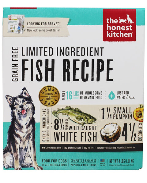 The Honest Kitchen Dehydrated Limited Ingredient Fish Dog Food 4lb