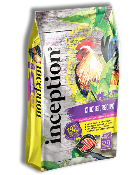 Inception Chicken Recipe Dry Cat Food 4lb