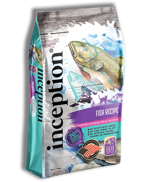 Inception Fish Recipe Dry Cat Food 4lb
