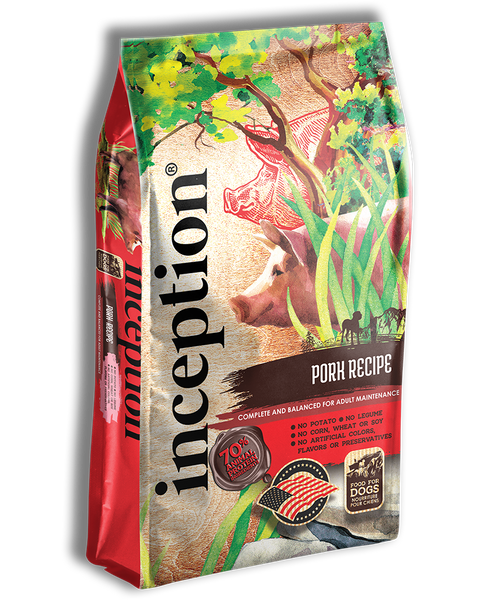 Inception Pork Recipe Dry Dog Food 13.5lb