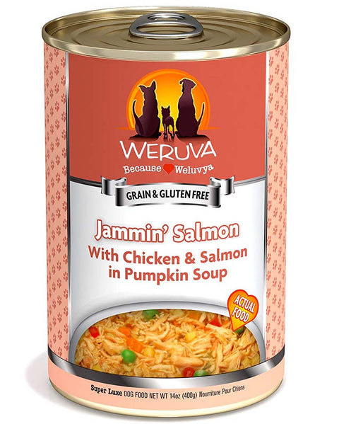 Weruva Jammin' Salmon Wet Dog Food 14oz