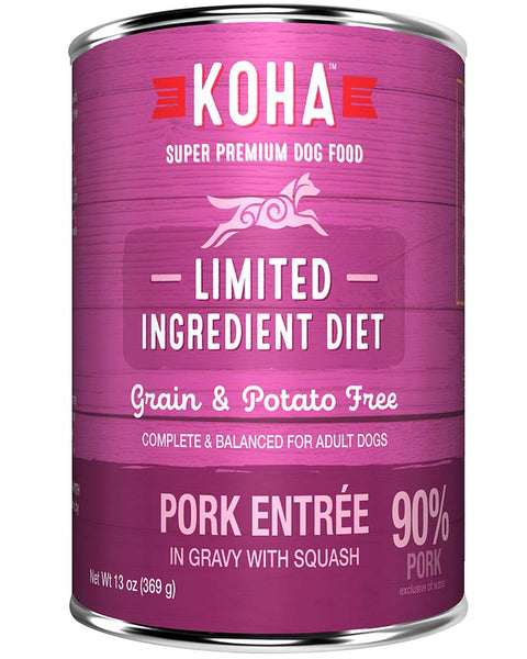 Koha Limited Ingredient Pork Entrée Wet Dog Food 13oz