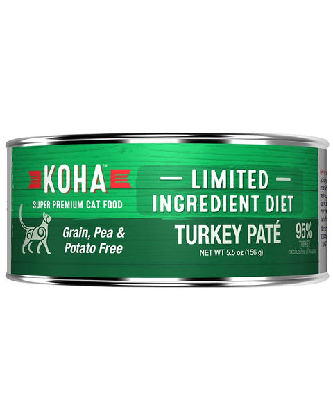 Koha Limited Ingredient Turkey Paté Wet Cat Food 3oz