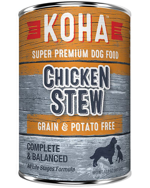 Koha Chicken Stew Wet Dog Food 12.7oz
