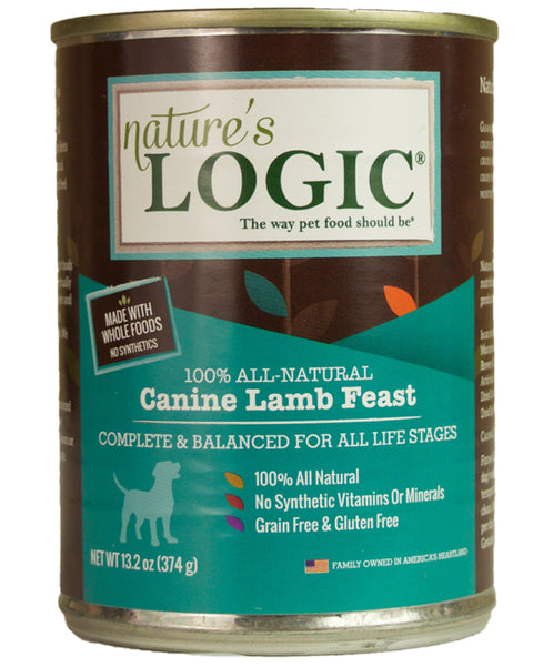 Nature’s Logic Lamb Feast Wet Dog Food 13.2 oz