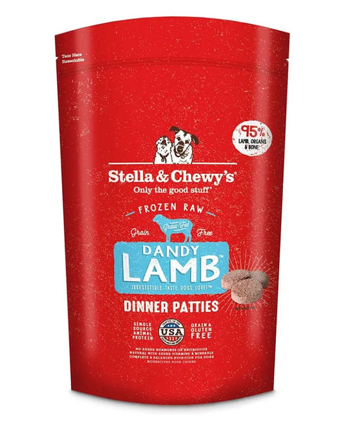 Stella & Chewy's Frozen Lamb Dinner Patties for Dogs 6lb