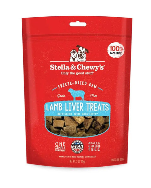 Stella & Chewy's Freeze-Dried Lamb Liver Dog Treats 3oz